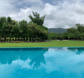 Beautiful Mountain View Villa In Alibaug