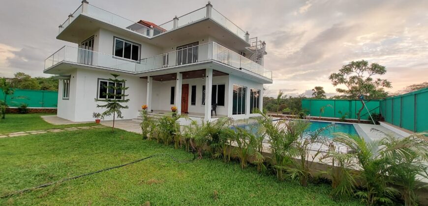 Bungalow With Pool In Awas Alibag